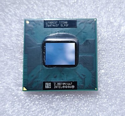 Notebook Prozessor CPU Intel Core 2 Duo T7200 2,00 GHz SL9SF