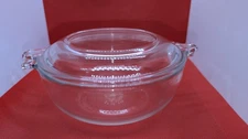 Pyrex Vintage Clear Dish Oven Safe No Microwave Great Condition