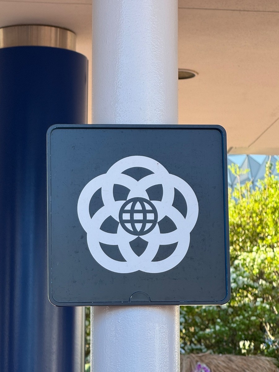 Walt Disney World Epcot Theme Park Logo Symbol Metal Prop Sign | eBay