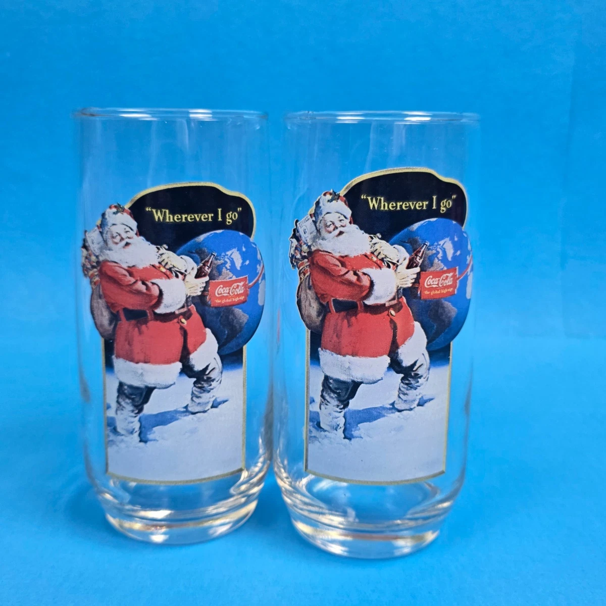 Santa Coke Glasses for sale | eBay
