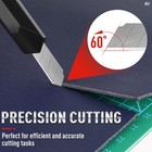 50Pcs 9mm Utility Knife Replacement Blades, Snap Off Blades for 9MM Universal...