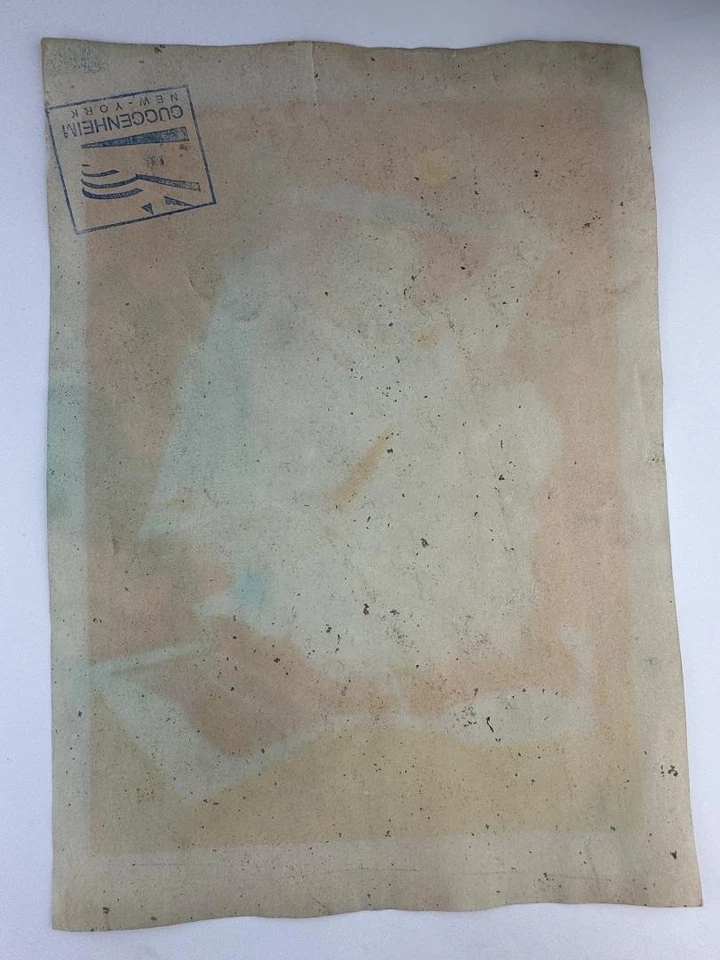 Rufino Tamayo COA 艺术绘画 原版绘画 复古纸 签名 — 第 2/3 张图片