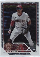 2023 Topps Update Silver Patterned Foil Nick Ahmed #US12 19b1