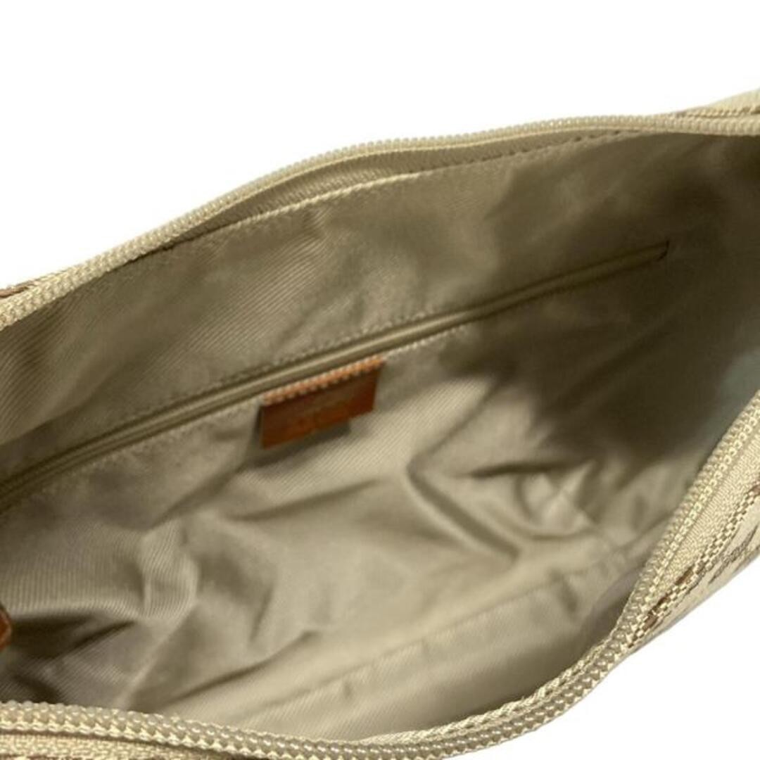 Gucci GG Shoulder Bag Beige Brown Yellow Leather Used, 23.5x28-40cm thumbnail 7