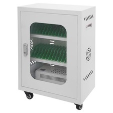 Mobile Charging Cart, Mobile Charging Cart and Cabinet for Up to 30 Units, wi...