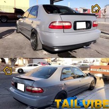 Tailvibe Duckbill Rear Trunk Spoiler Fits Honda Civic K6 Sedan Coupe 92-95 522e