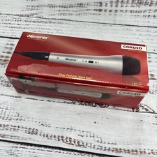 Memorex Corded Microphone MKA301 10 Ft Cord 1/4" Plug Karaoke Stage Performance!