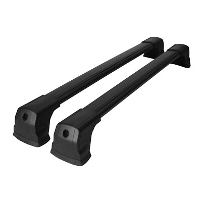 Fix Points Roof Racks Cross Bar for Mercedes C Class W204 2010-2014 Alu Black