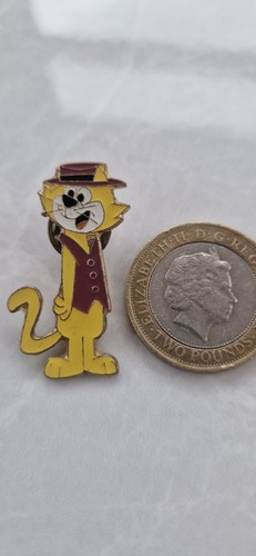TOP CAT CARTOON ENAMEL PIN BADGE 1987 rare item - 第 2/7 張圖片