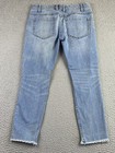 Free People Cotton Stretch Crop Mid-Rise Busted Jeans 30 Waist Distressed EXC — photo 2