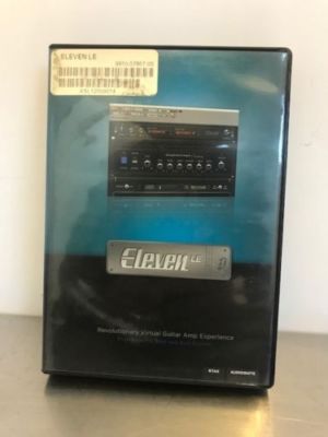 Digidesign Eleven LE plug-in Pro Tools Avid Virtual Guitar Amp RTAS Audiosuite
