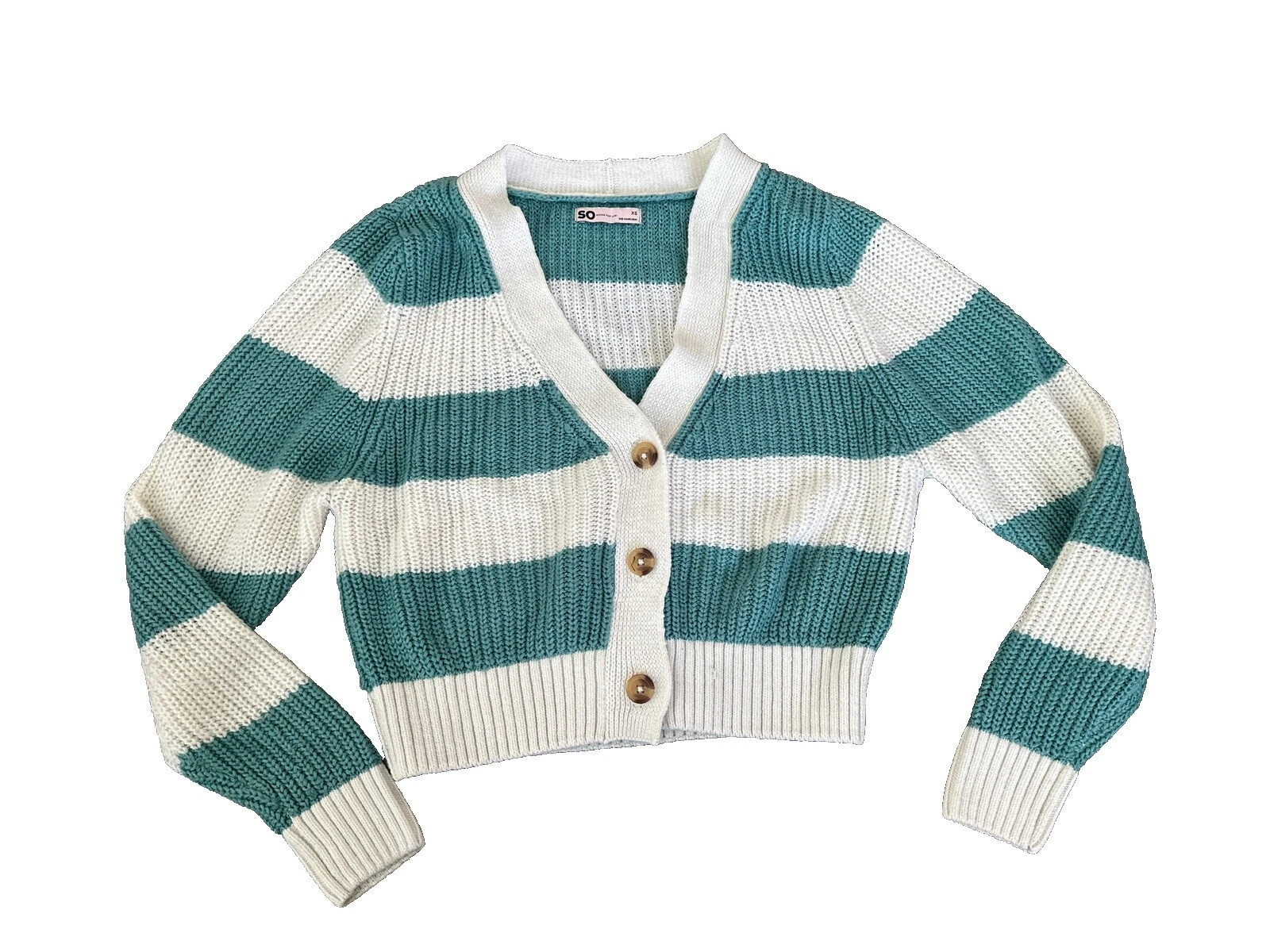 SO Women's Striped Cardigan Sweaters