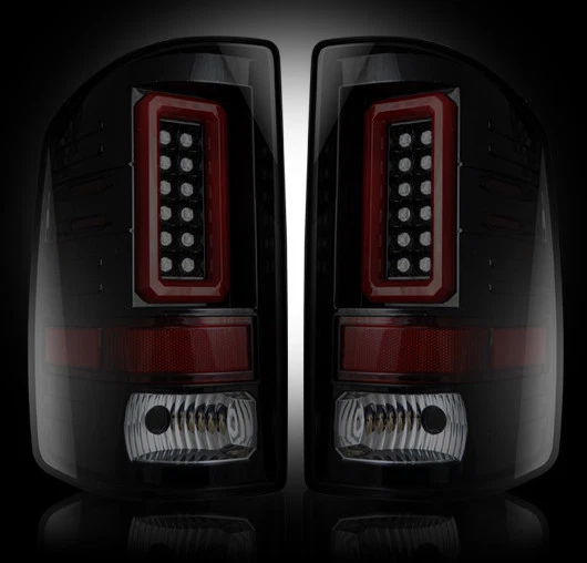 Luces traseras LED Recon ahumadas 3ª generación para 14-16 GMC SIERRA RUEDA ÚNICA 264239BK Foto 2 de 4