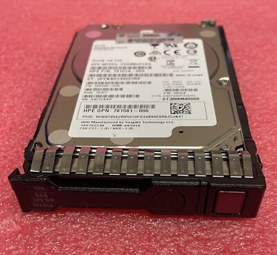 HPE 300GB 10K 12G SAS SFF SC HDD 2.5