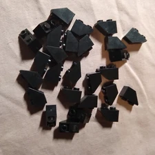 D Lego Lot 27 Black Inverted Slope 2 x 1 3665 79007 6075 10188 7730 