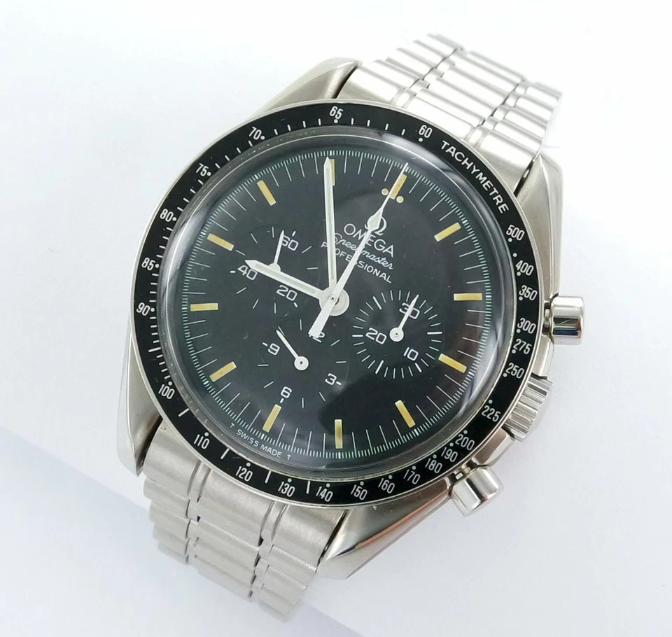 Omega Speedmaster MOONWATCH 1996 Herren Stahl Box Papiere TOP ZUSTAND