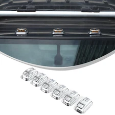 Chrome Roof Front Rear Tailgate Light Protective Grilles For Hummer H2 2003-2009