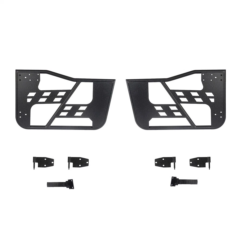 Steel Half Door or Pair Sideview Mirrior for Jeep Wrangler TJ JK JL JT 1997-2023 Foto 3 de 4