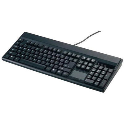 SOLIDTEK KEYBOARD -7070BP ASK-7070 PS/2 FULL SIZE TOUCHPAD WIRED BLACK NEW