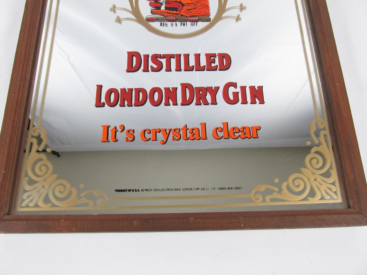 ❤非対面買い物❤ ヴィンテージ GORDON´S GIN パブミラー