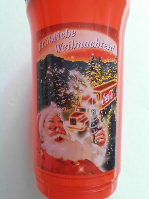 3 Stück COCA COLA Weihnachtsbecher 1L  siehe auch Fotos