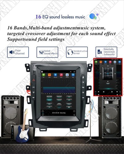 Radio WIFI For Ford Edge 2010-2015 9.7" Vertical Stereo Android12 GPS Navigation - Picture 1 of 23