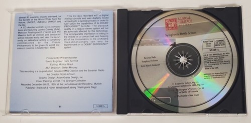 Symphonic Battle Scenes by Lorin Maazel CD 1998 Musical Heritage USA - Picture 3 of 3