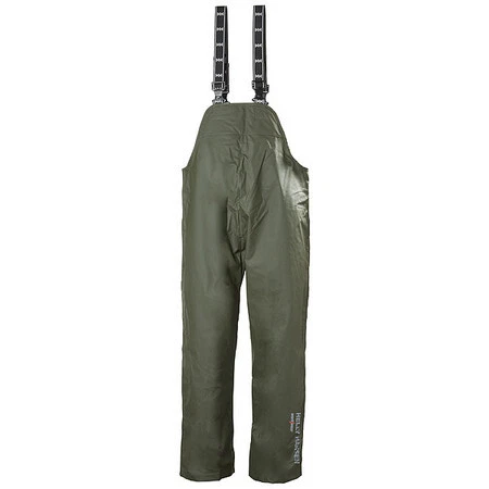 Helly Hansen 70529_480-5Xl Rain Bibs,Pvc/Polyester,Army Green,5Xl