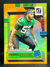 2022 Panini Donruss JERMAINE JOHNSON II RC  Gold Holo Press Proof Rated Rookie