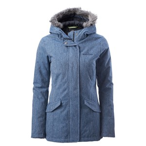 Kathmandu Frisco Women's Hooded Duck Down Winter Jacket v2 Blue