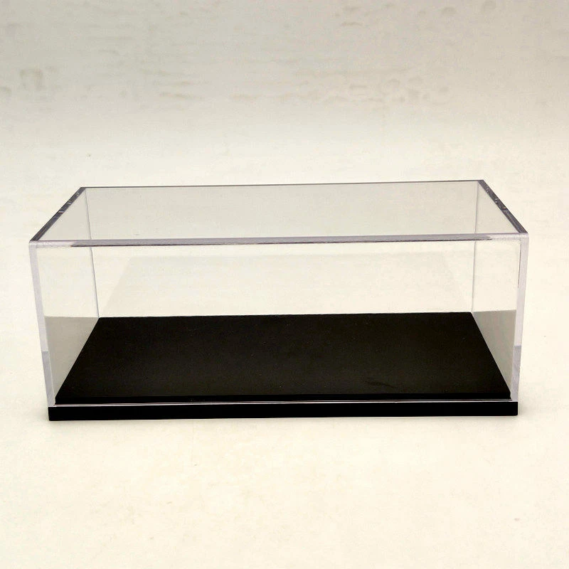1:43 Models Car Acrylic Case Display Box Cover Transparent Dust Proof Stand 16cm - Image 3 of 4