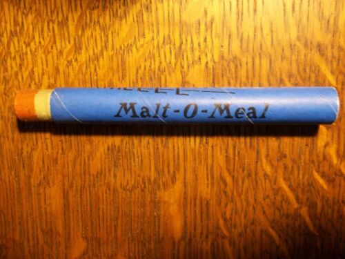 1930's MALT-O-MEAL WHE-E-E-E WHIZZER Toy Whistle Breakfast Food Caramel Vintage - Picture 1 of 14