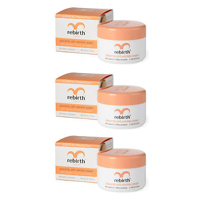 Lanopearl - Re-Birth Creme Anti Falten & *Plazenta Protein* & Vit E 3 x 100g