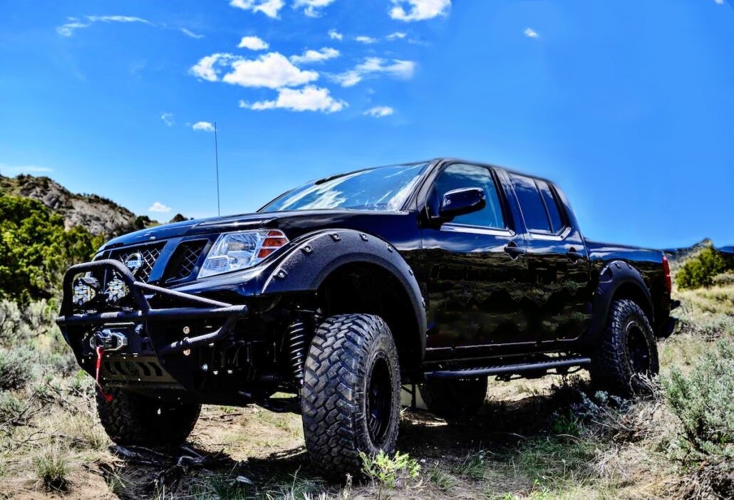 Textured Fender Flares For 05-20 Nissan Frontier Boss Pocket Rivet