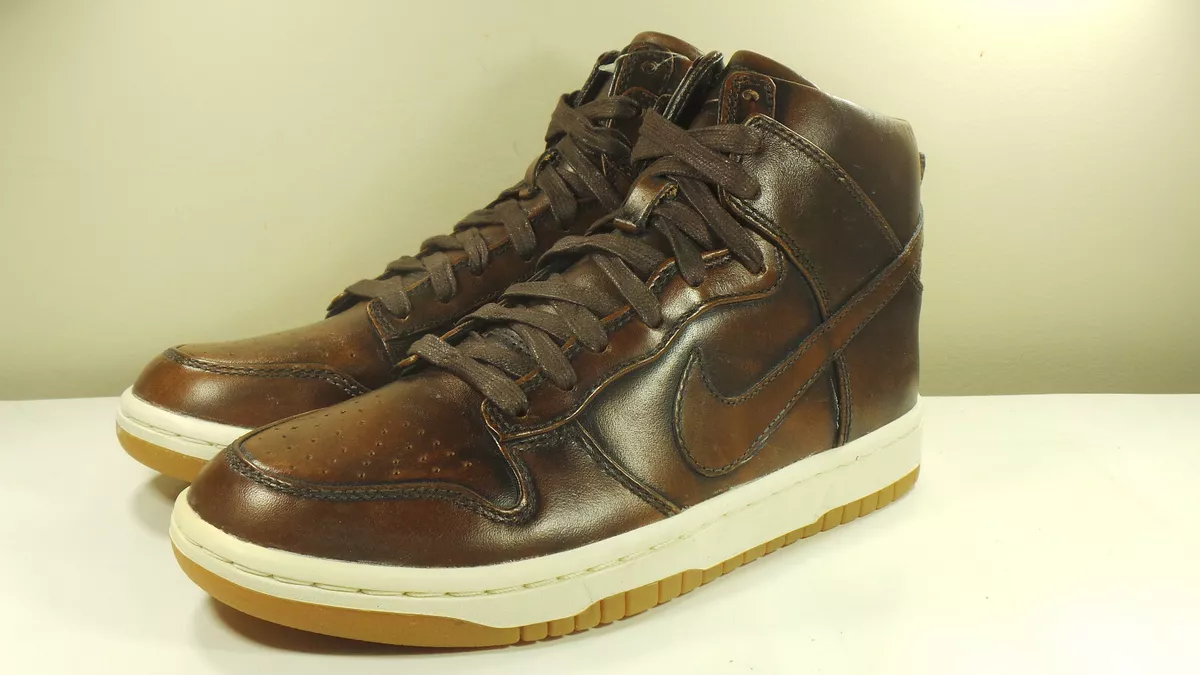 Nike dunk high clearance burnished leather