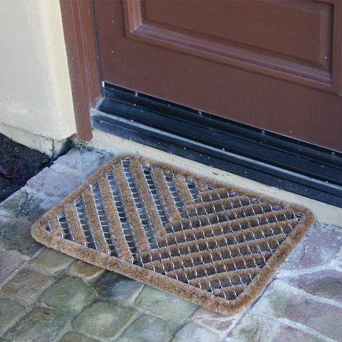 Rubber-Cal "Herringbone" Outdoor Scraper Door Mat, 18 by 30-Inch - Picture 3 of 5