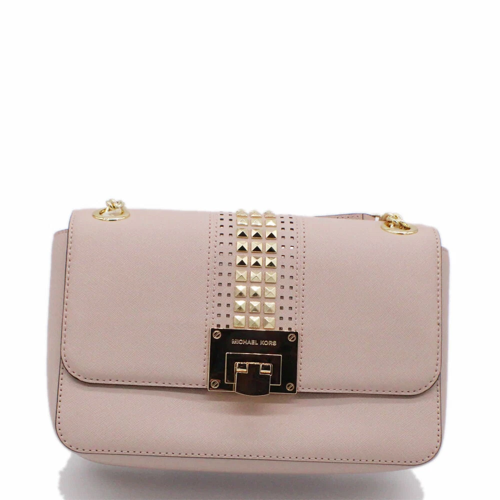 MICHAEL Michael Kors Sloan Large Chain Shoulder Bag - Ballet in Pink