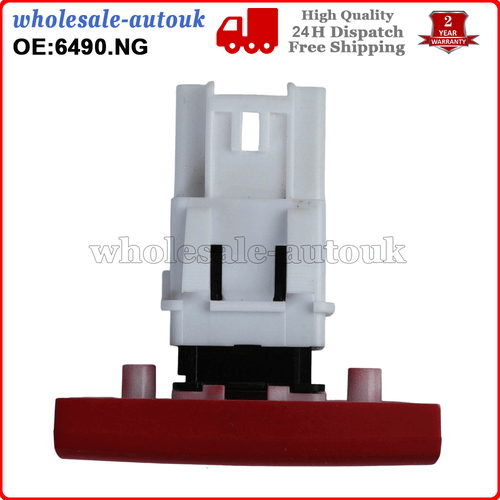 Botón Interruptor Advertencia Luz Peligro Citroen C1 Peugeot 107 Toyota Aygo 6490NG - Imagen 6 de 6