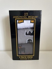 Jean Michel Basquiat Socks set X3 graphic socks size 10-13