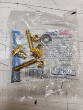 1 Pair Setfast 53990 5/16" x 3" Self Adjusting No Cut Brass Toilet Bolt Kit New