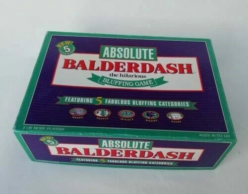 Balderdash Strategy Cardboard Board & Traditional Games