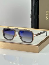 Dita LXN-EVO Sunglasses Men UV Heavy Metal Square Frame Size 54-19-145 Mach New