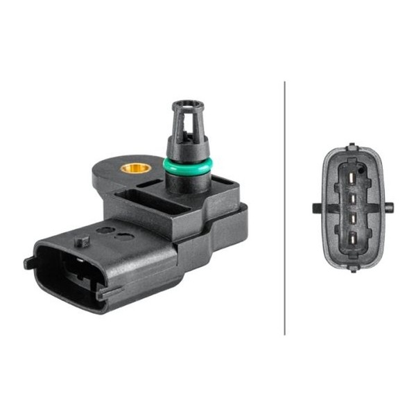 Hella 6PP 358 152-191 Sensor, Saugrohrdruck-image