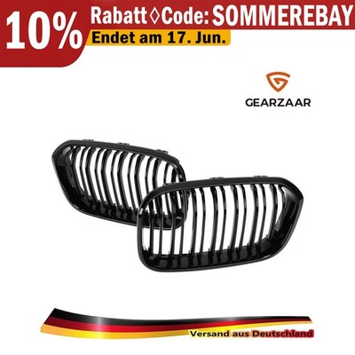 Für BMW F20 F21 2015-2019 Nieren Grill Kühlergrill GLANZ SCHWARZ DE