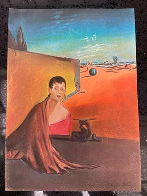 Salvador Dali Zeichnung auf Papier (Handmade) signiert und gestempelt Mischte... - Bild 1 von 4