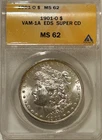 1901 O Morgan Silver Dollar ANACS MS62 VAM-1A EDS Super CD