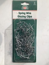 W clips for fitting greenhouse glass. stainless spring wire. 100 pieces