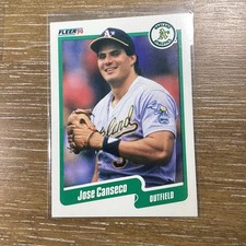 1990 Fleer - Jose Canseco #3