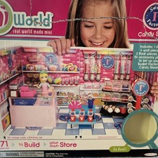 iWorld Sweet Factory Candy Store Mini Playset 71 Pieces Detachable Parts