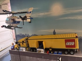 Lego City Store Display #7741 #7208 #3221 Helicopter Spins, Read Description*